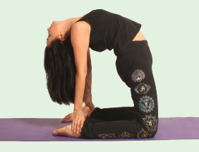 Camel pose